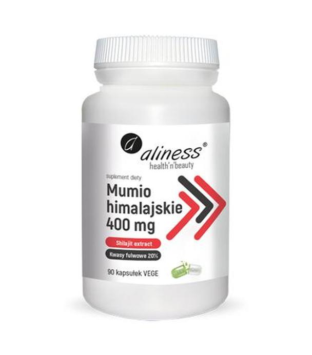 Aliness Mumio himalajskie 400 mg, 90 kapsułek