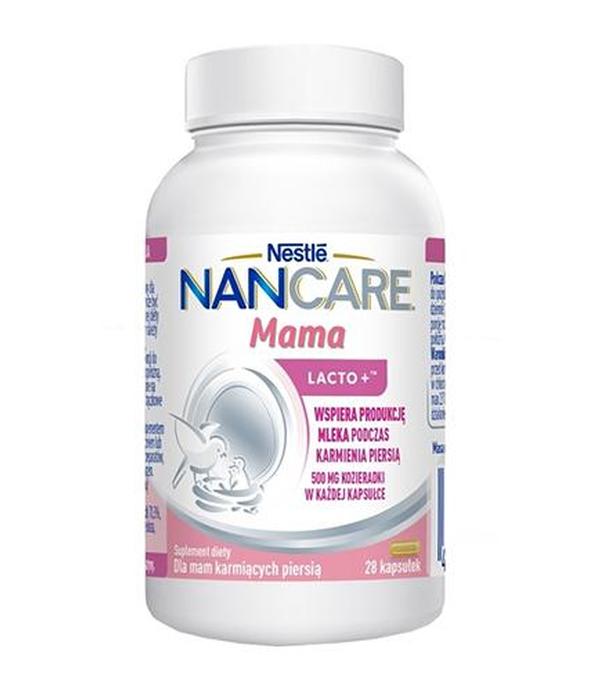 Nestle NanCare Mama Lacto+, 28 kaps., cena, wskazania, właściwości