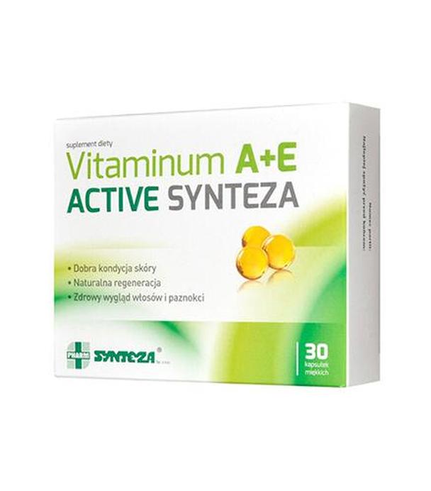 Vitaminum A+E Active Synteza 30 kaps. - cena, opinie, stosowanie