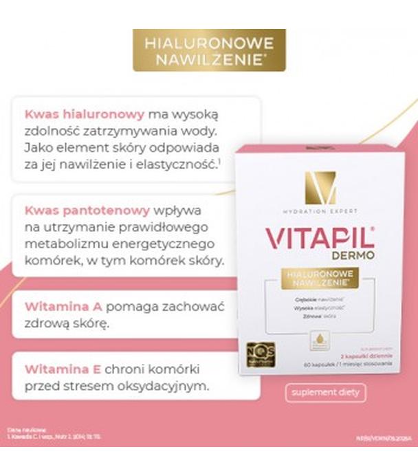 Vitapil Dermo Hialuronowe Nawilżenie, 60 kapsułek