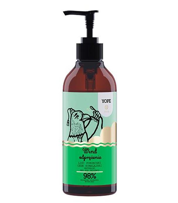 Yope Wind Naturalny Żel pod prysznic cedr himalajski i czarna porzeczka, 400 ml, cena, opinie, skład