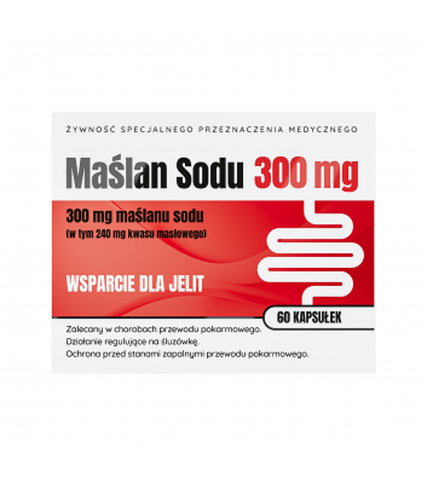Nature Pharm, Maślan Sodu, 300 mg, kapsułki, 60 sztuk