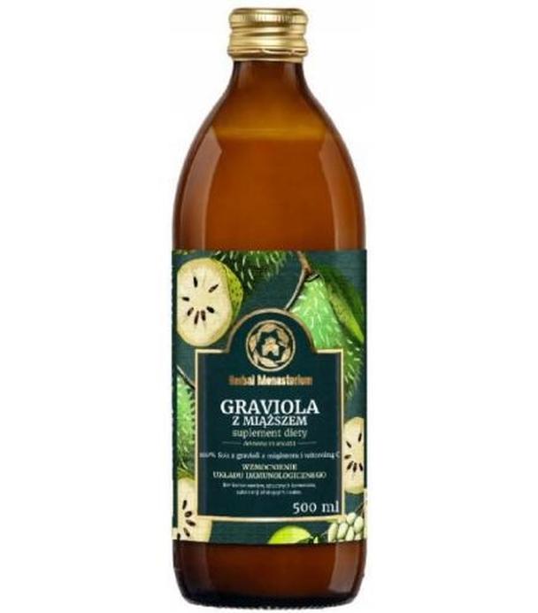 Herbal Monasterium Graviola z miąższem sok, 500 ml
