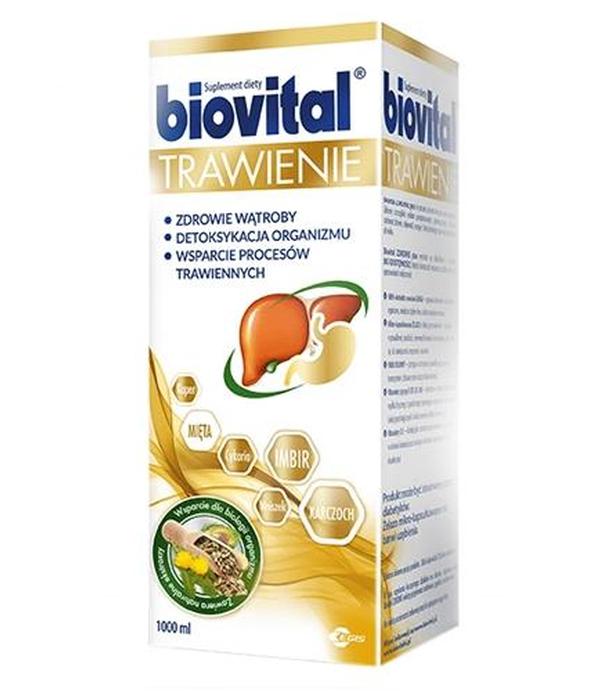 BIOVITAL Trawienie - 1000 ml - wspomaga układ pokarmowy - cena, stosowanie, opinie