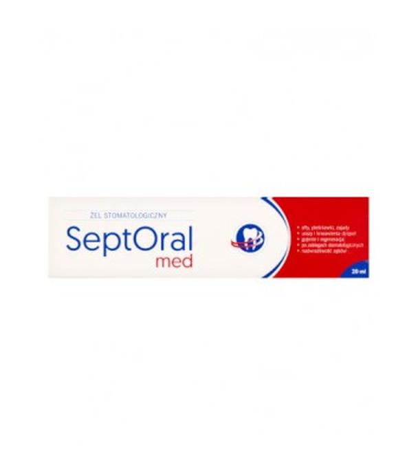 SeptOral Med Żel do stosowania w jamie ustnej, 20 ml - cena, opinie, wskazania