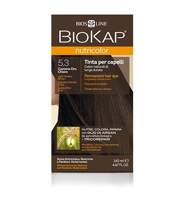 BioKap Nutricolor Farba do włosów 5.3 Jasny Złoty Brąz - 140 ml - cena, opinie, właściwości
