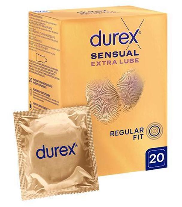 Durex Sensual Extra Lubricated, 20 sztuk