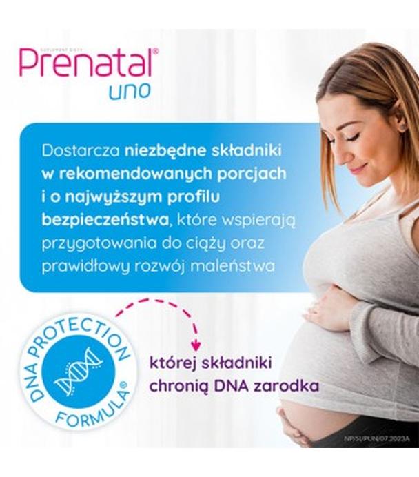 PRENATAL UNO składniki odżywcze dla ciężarnych, kapsułki, 30 sztuk