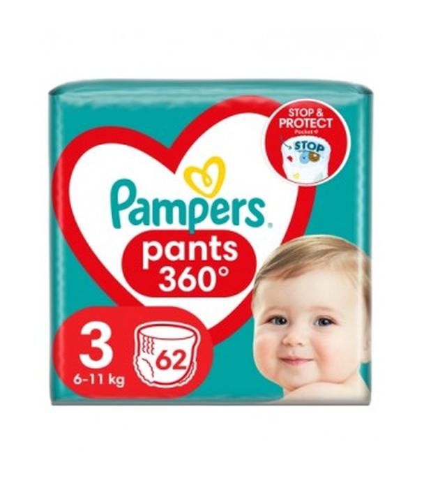 Pampers Pants Pieluchomajtki rozmiar 3, 6-11 kg, 62 szt., cena, opinie, stosowanie - ważny do 2025-08-31