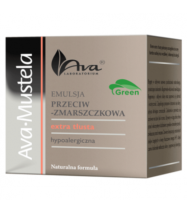 AVA-Mustela Green Emulsja przeciwzmarszczkowa, 50 ml