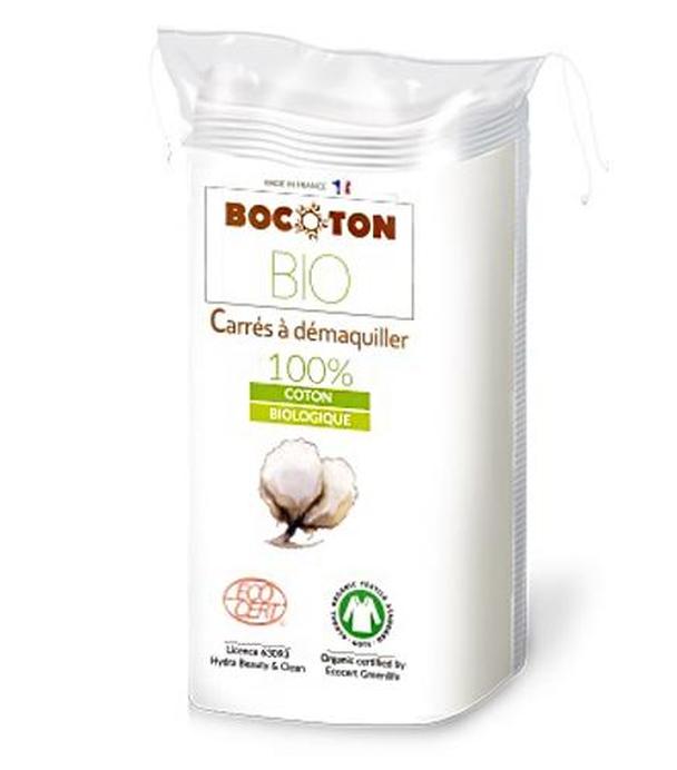 Bocoton Bio Płatki kosmetyczne kwadratowe - 40 sztuk
