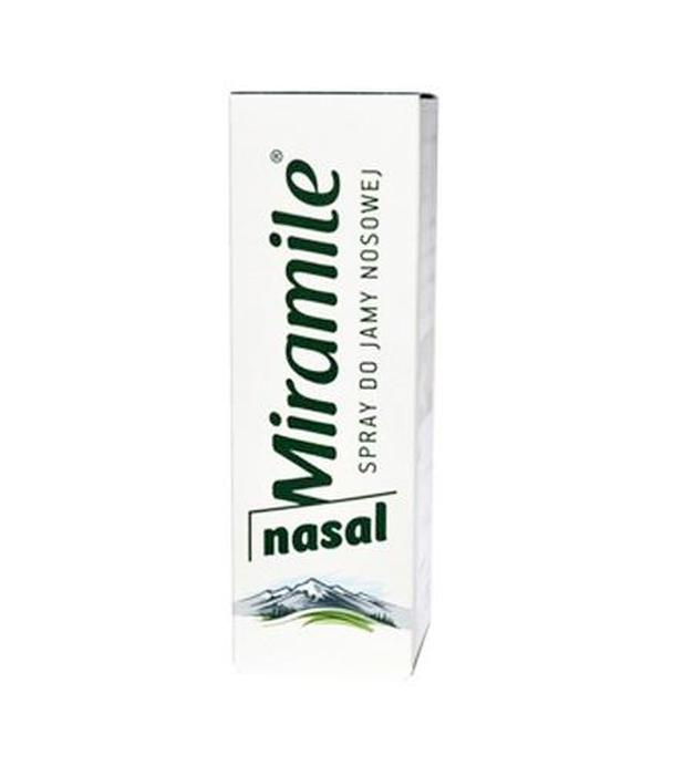 Miramile Nasal spray do nosa - 20 ml - Nawilżenie błon śluzowych nosa - cena, opinie, wskazania