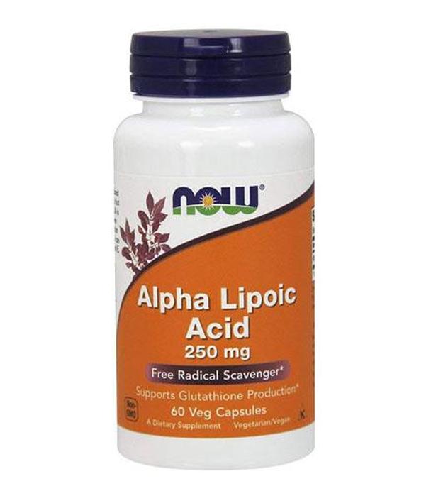 Now Foods Alpha Lipoic Acid 250 mg - 60 kaps. - cena, opinie, właściwości