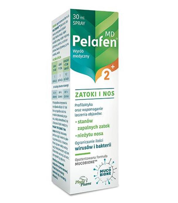 Pelafen MD zatoki i nos spray, 30 ml, cena, opinie, wskazania