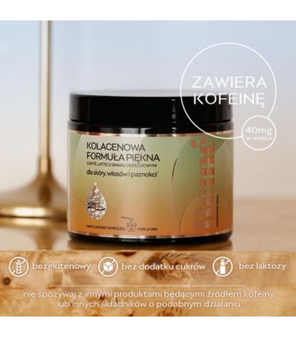 REME KOLAGENOWA FORMUŁA PIĘKNA Caffe Latte o smaku orzechowym, 150 g - ważny do 2025-09-14