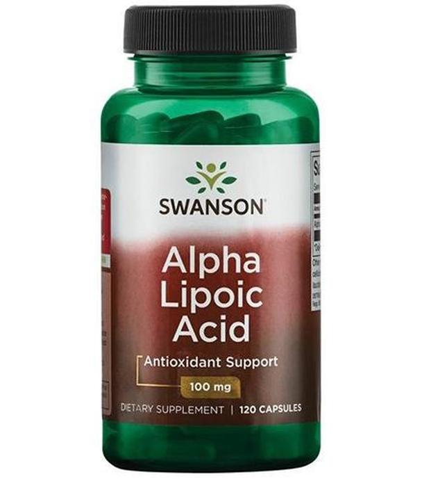 SWANSON ALA Kwas alfa liponowy 100 mg, 120 kapsułek