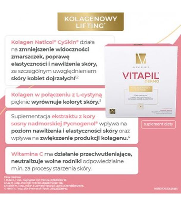 Vitapil Dermo Kolagenowy Lifting, saszetki, 30 sztuk