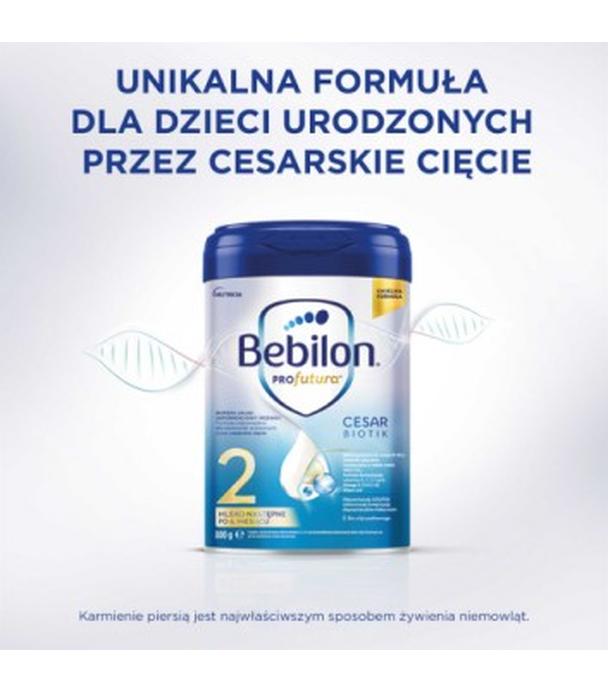 Bebilon PROfutura CESARBIOTIK 2, mleko następne po 6. miesiącu, 800 g