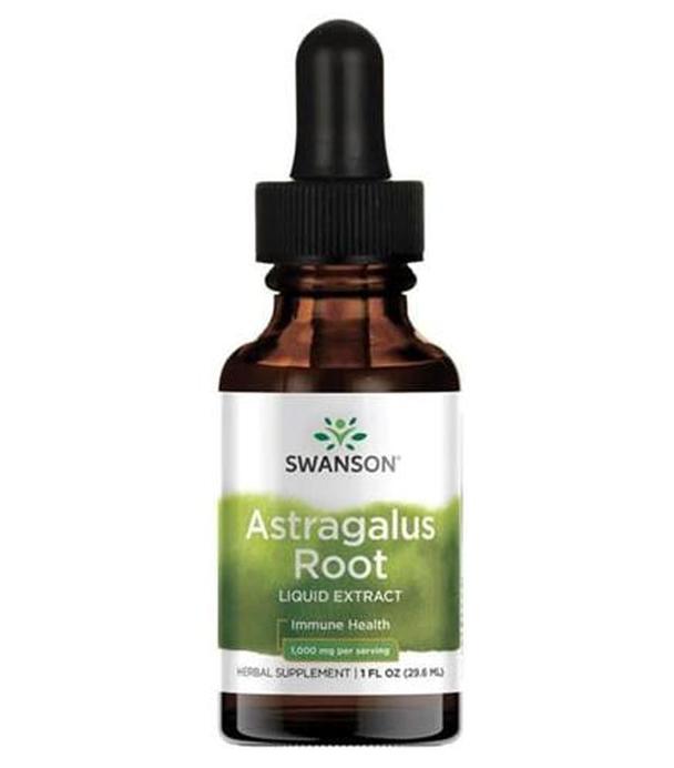 Swanson Astragalus Root, Traganek, 29,6 ml, cena, opinie, wskazania