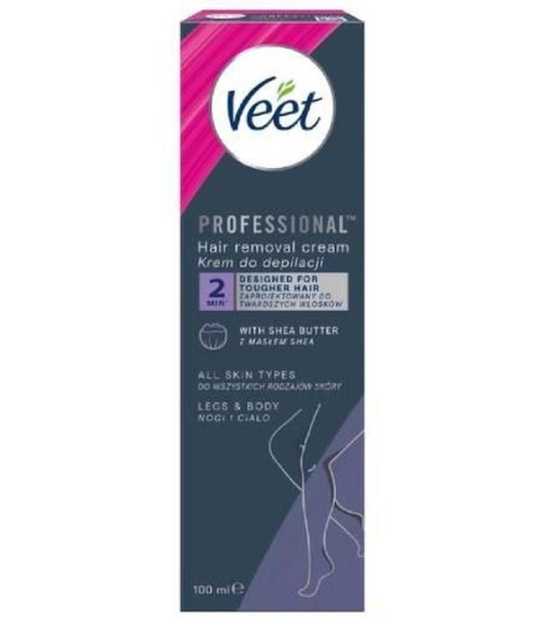 VEET PROFESSIONAL Krem do depilacji 2 min. dla każdego rodzaju skóry, 100 ml