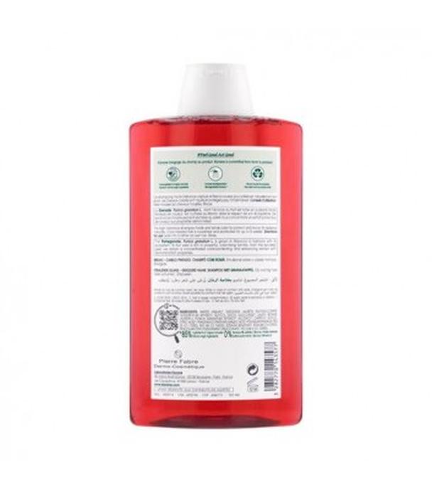 Klorane Blask - Włosy farbowane szampon z granatem - 400 ml - cena, opinie, skład