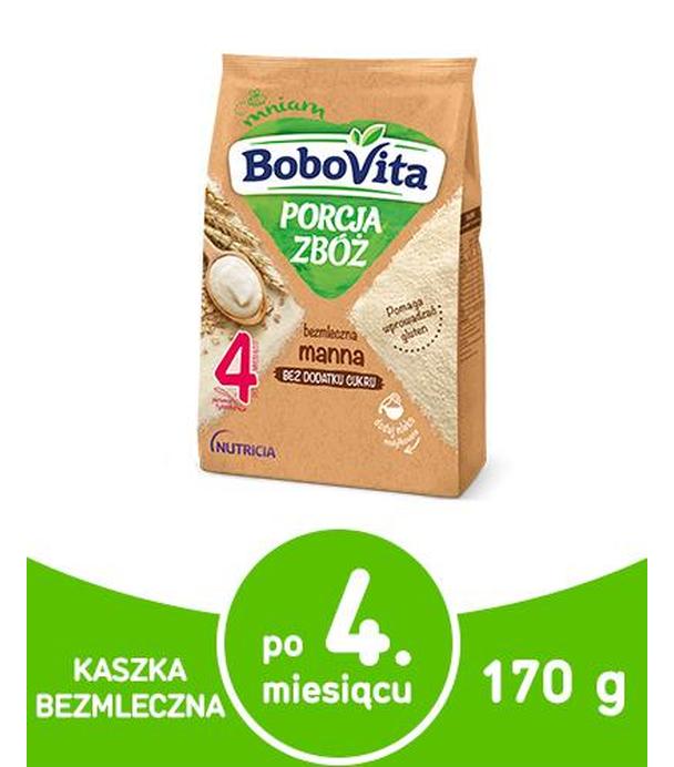 BOBOVITA PORCJA ZBÓŻ Manna po 4 m-cu - 170 g