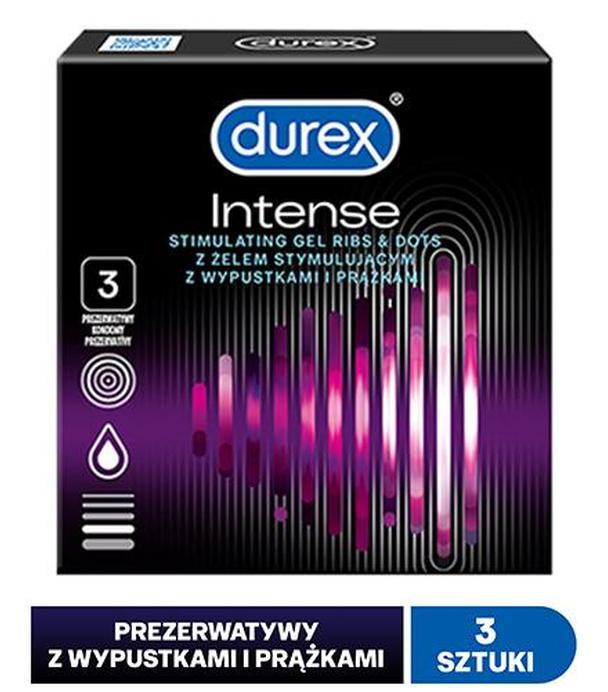DUREX INTENSE Prezerwatywy - 3 szt. - cena, opinie, właściwości