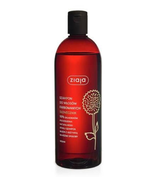 Ziaja Słonecznikowy szampon do włosów farbowanych, 500 ml