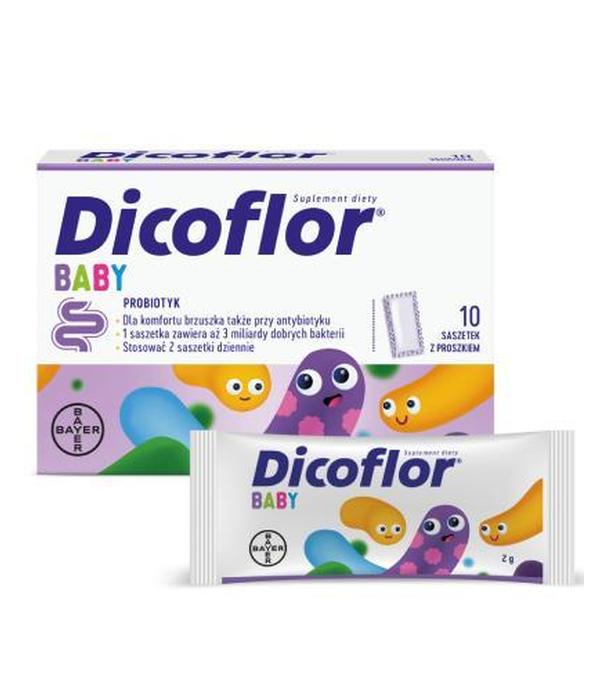 Bayer Dicoflor Baby saszetki, 10 sztuk