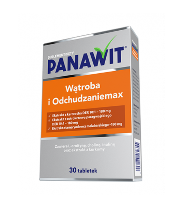 Panawit Wątroba i Odchudzaniemax, 30 tabletek