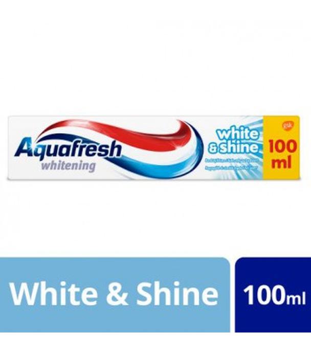 Aquafresh Whitening White and Shine Pasta do zębów wybielająca z fluorkiem, 100 ml