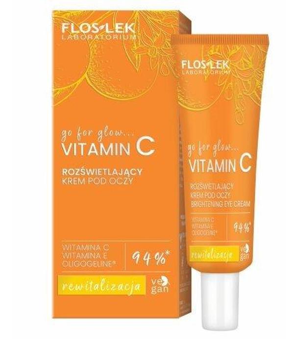 Floslek Laboratorium Go For Glow… Vitamin C Krem pod oczy rozświetlający, 30 ml