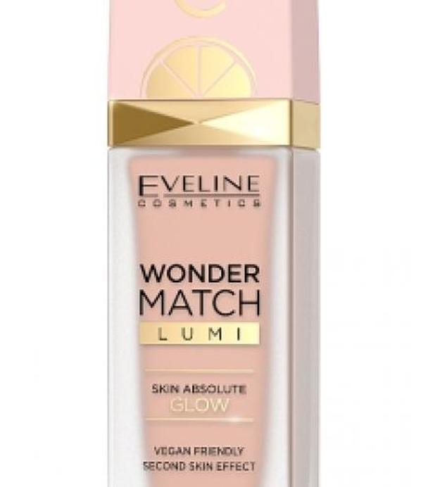 EVELINE Wonder Match Lumi Luksusowy podkład rozświetlający do twarzy, 10 Vanilla Warm, 30 ml