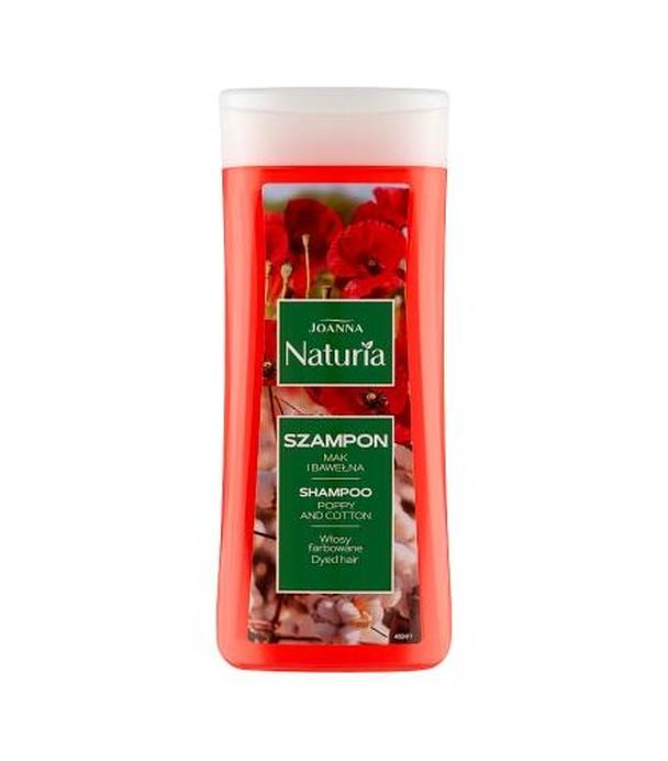 Joanna Naturia Szampon Mak i bawełna - 200 ml Do włosów farbowanych - cena, opinie, stosowanie