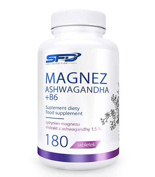 SFD Magnez Ashwagandha + B6, 180 tabletek