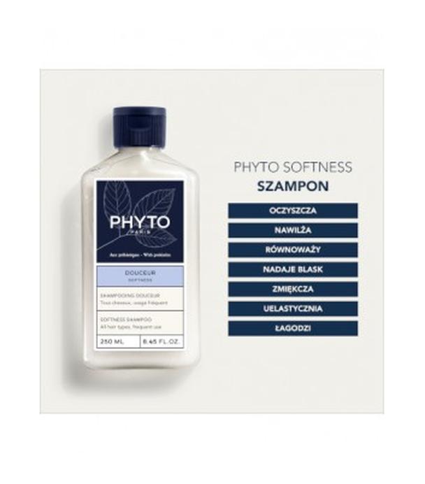 Phyto Softness Delikatny Szampon dla każdego rodzaju włosów, 250 ml