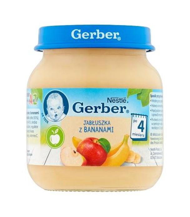 GERBER Deserek jabłuszka z bananami po 4 miesiącu - 125 g