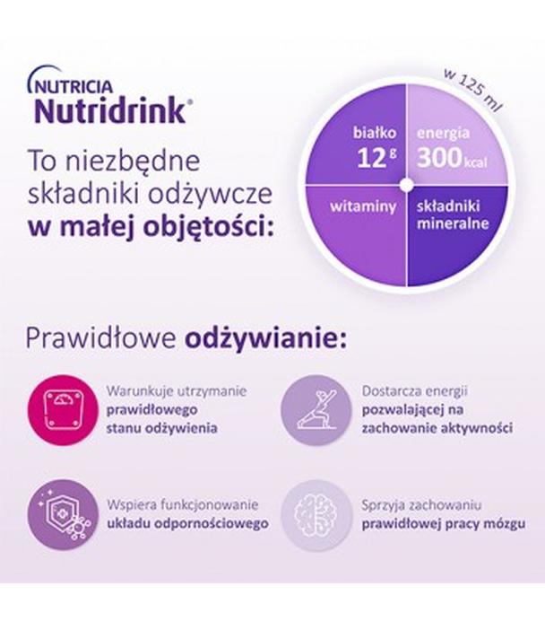 Nutridrink, napój o smaku waniliowym, 4 x 125 ml - ważny do 2025-10-28