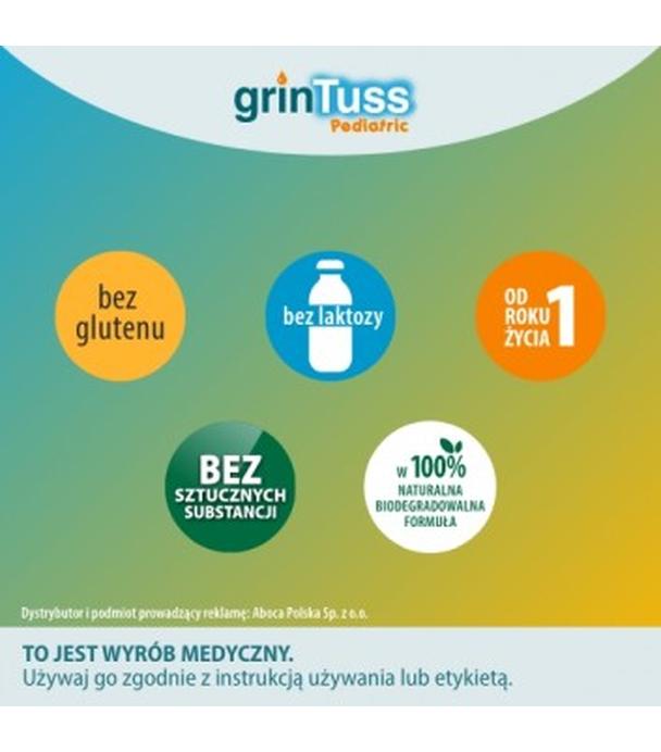 GRINTUSS PEDIATRIC Syrop dla dzieci na kaszel suchy i mokry, 128 g