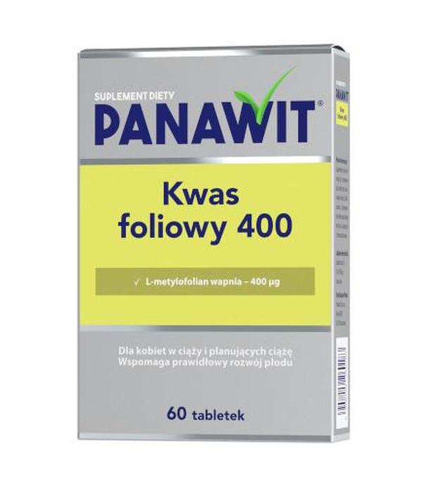 Panawit Kwas foliowy 400, 60 tabletek  - ważny do 2025-05-31