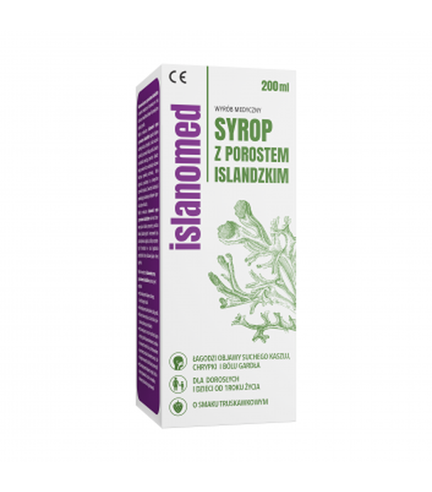 ISLANOMED Syrop z porostem islandzkim, 200 ml