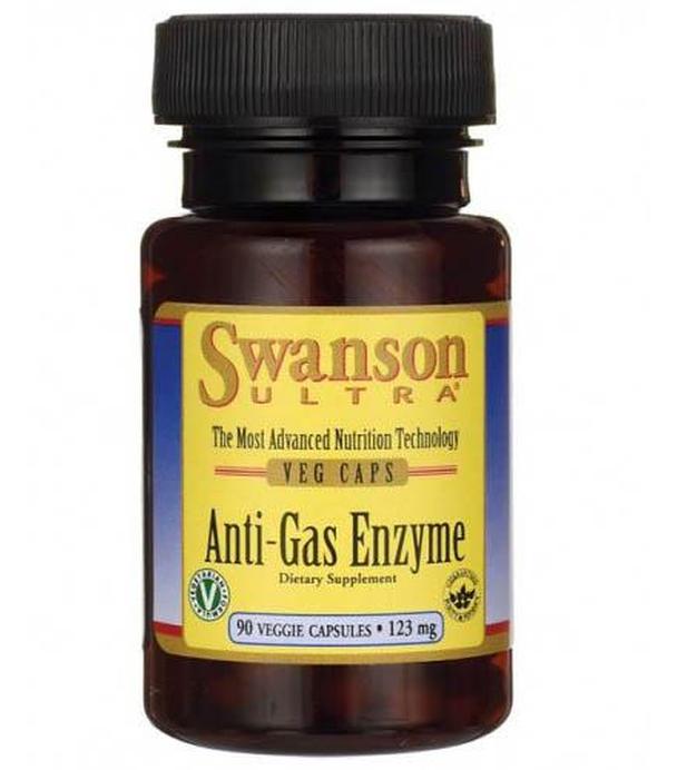 SWANSON Anti-Gas Enzyme - 90 kaps. - wspiera trawienie - cena, dawkowanie
