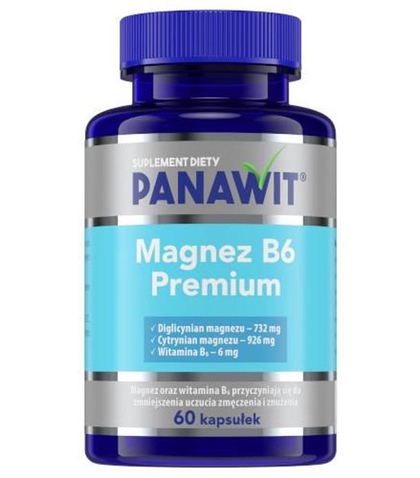 PANAWIT Magnez B6 premium, 60 kapsułek