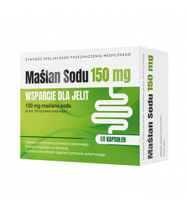 Nature Pharm, Maślan Sodu, 150 mg, kapsułki