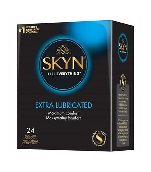 Unimil Skyn Feel Everything Extra Lubricated Prezerwatywy, 24 sztuki