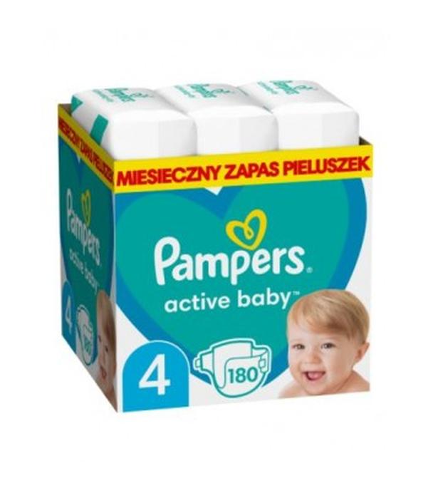 Pampers Active Baby 4 Maxi Pieluchy, 9-14 kg, 180 sztuk