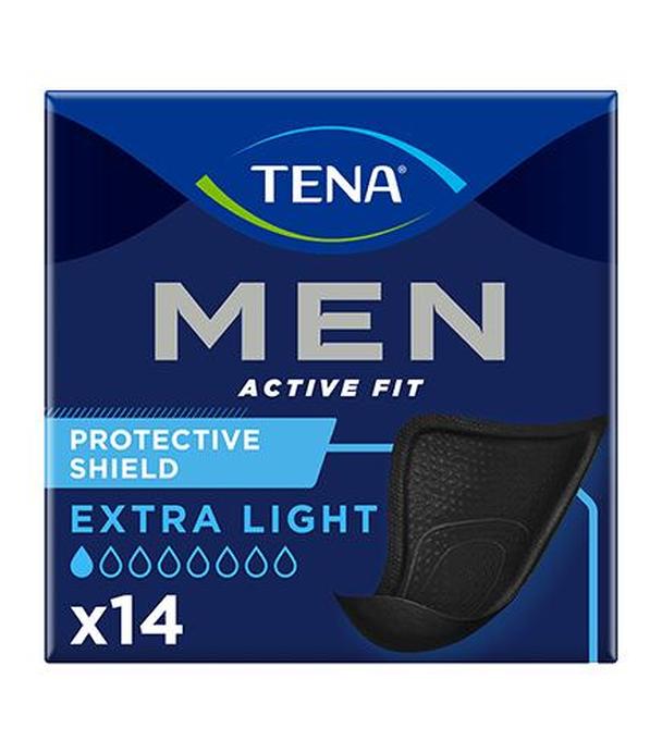 TENA MEN EXTRA LIGHT Wkłady anatomiczne dla mężczyzn, 14 sztuk