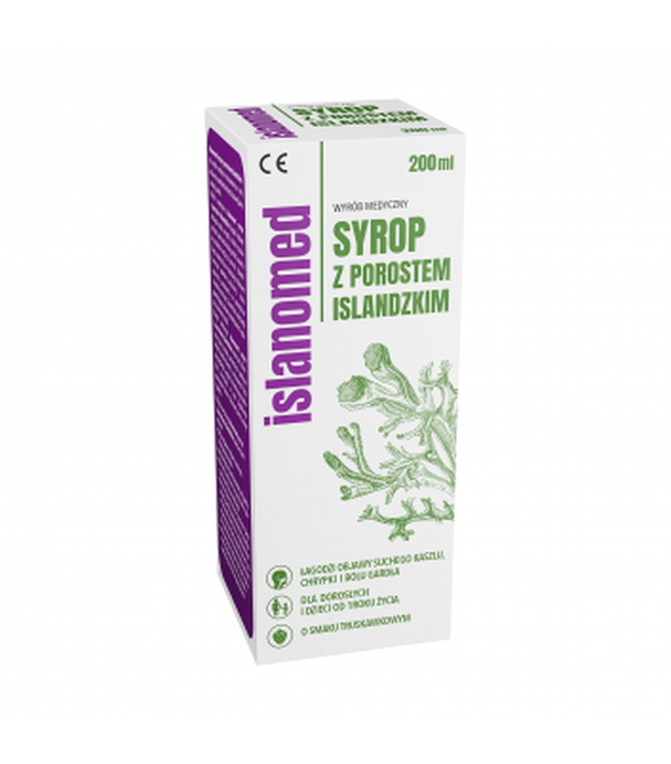 ISLANOMED Syrop z porostem islandzkim, 200 ml