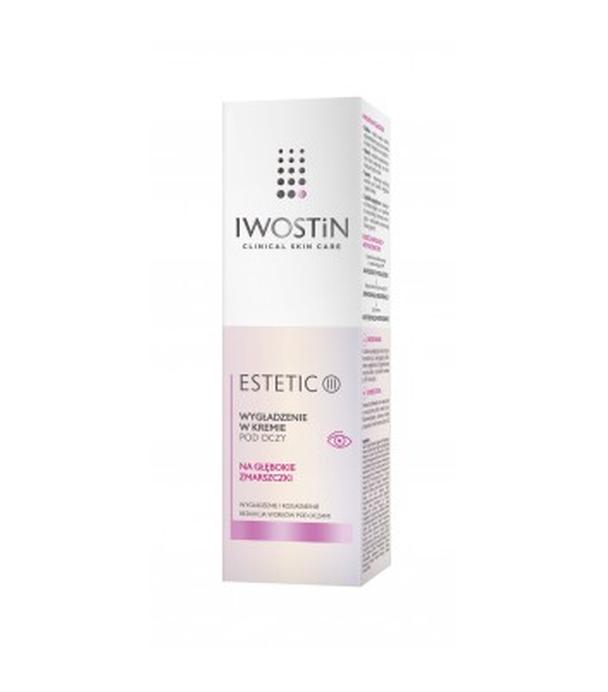 IWOSTIN ESTETIC III Wygładzanie w kremie pod oczy - 15 ml