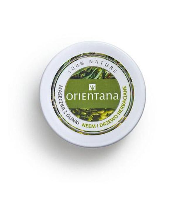 Orientana Maseczka z glinki neem i drzewo herbaciane - 50 g - cena, opinie, właściwości